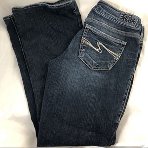 Silver Woman’s Jeans Aiko Flare 27